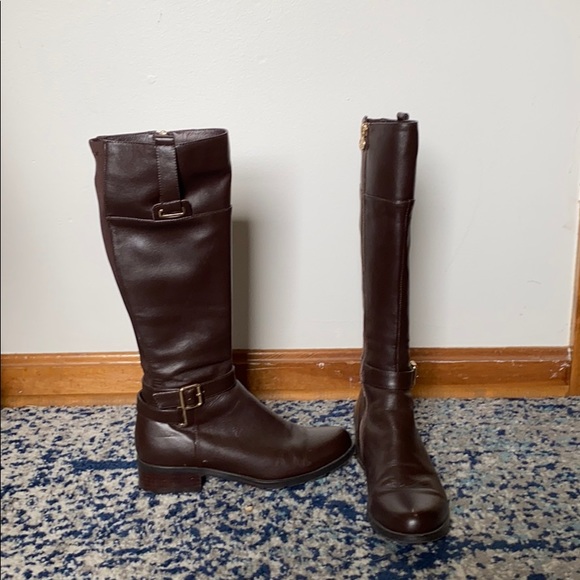 Solemani Gabi Slim Leather Boots 